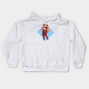 asuka chibi Kids Hoodie